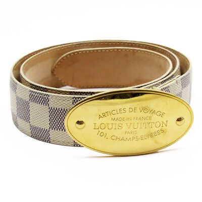 LOUIS VUITTON DAMIER AZUR BELT (85/34)