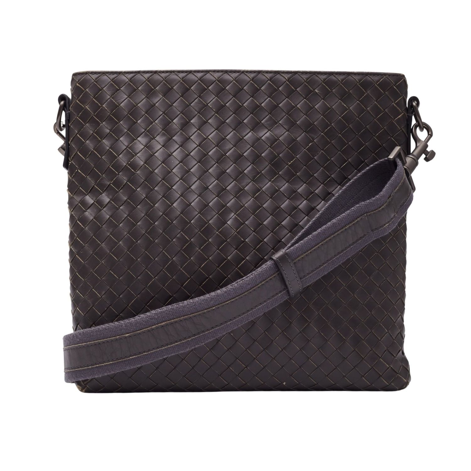 BOTTEGA VENETA INTRECCIATO GREY SLING BAG