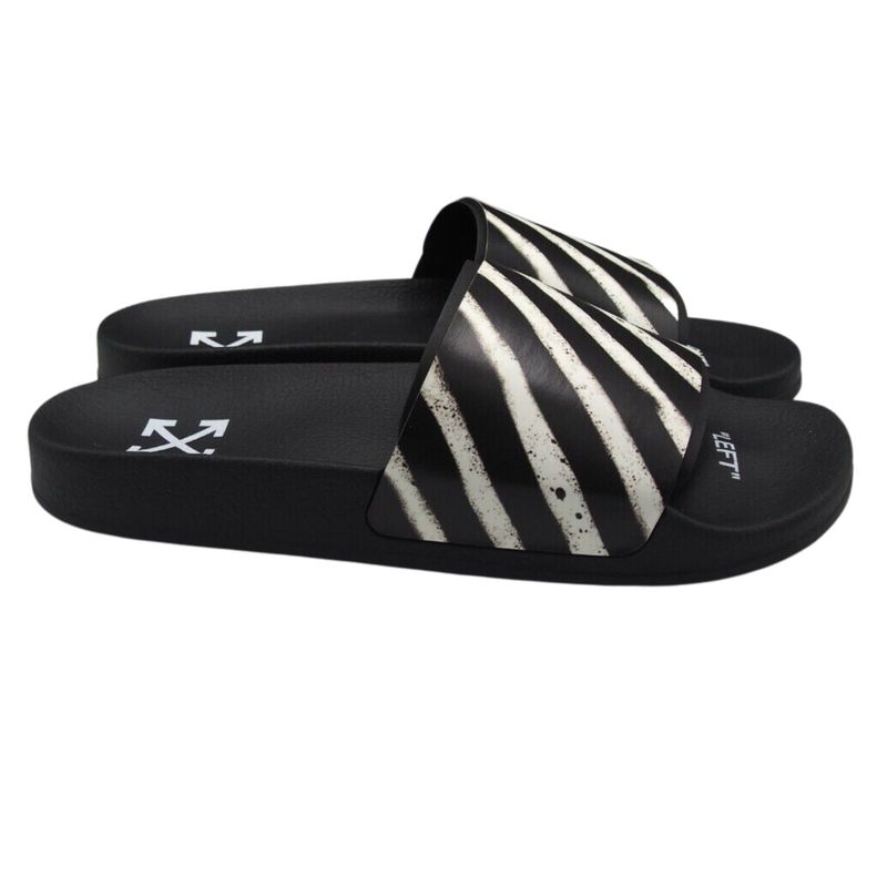 OFF-WHITE VIRGIL ABLOH LOGO GRAFFITI SLIDERS SANDAL