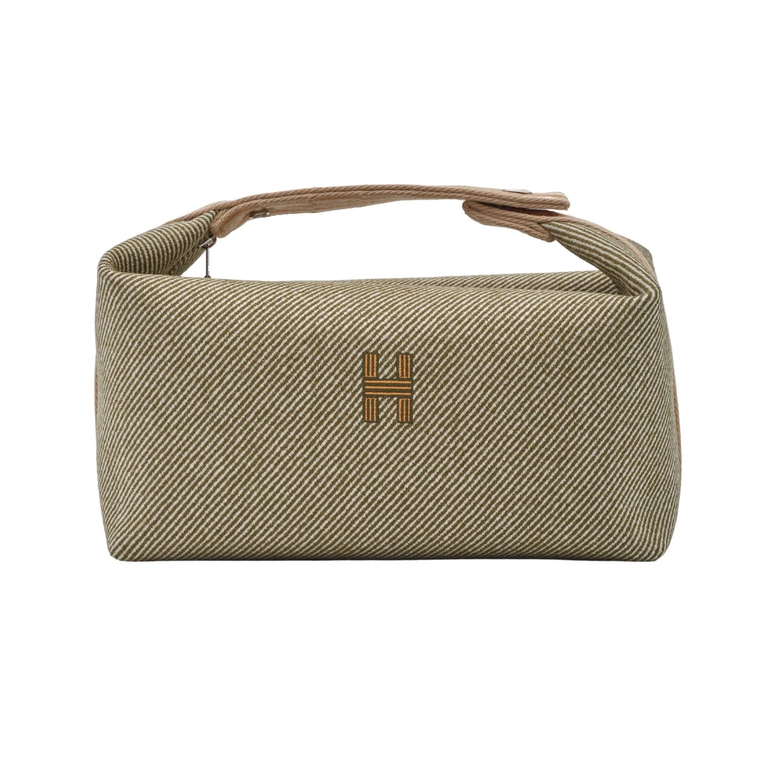 HERMES VANITY BRIDE-A-BRAC H NATTE POUCH BAG LARGE FOREST GREEN