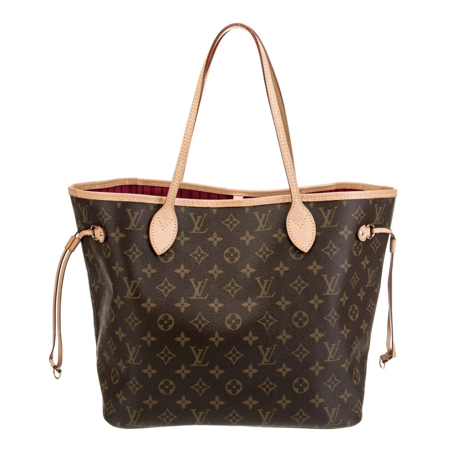 LOUIS VUITTON MONOGRAM NEVERFULL MM TOTE CHERRY