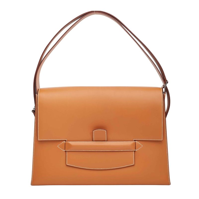 HERMES BAG MADONNA CAMEL MESSENGER BAG LARGE