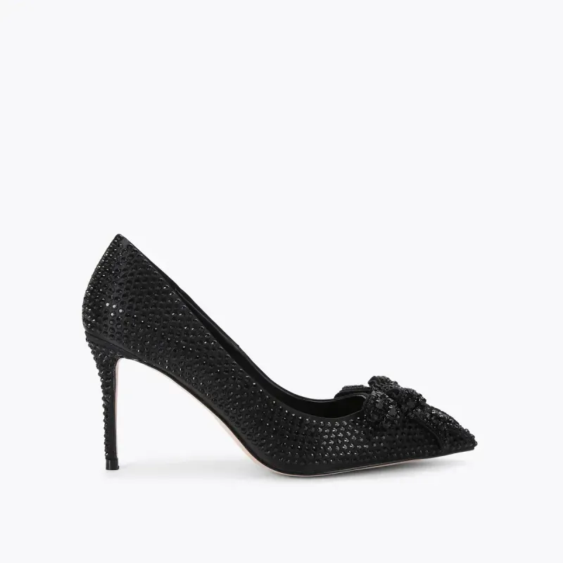 KURT GEIGER  BELGRAVIA PUMP CRYSTAL (37) BLACK