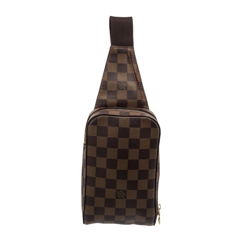 LOUIS VUITTON DAMIER EBENE GERONIMOS MESSENGER BAG