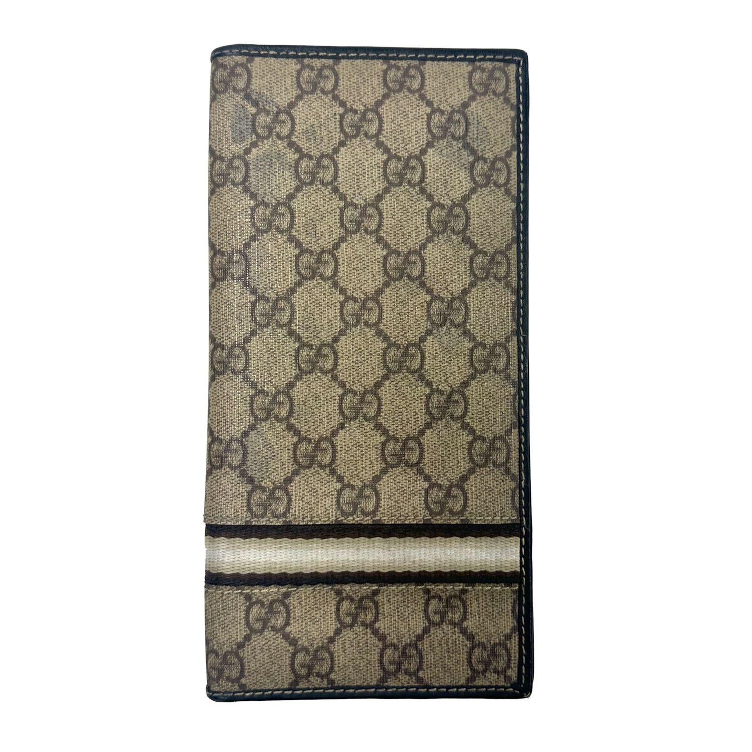GUCCI VINTAGE MONOGRAM GG SUPREME CANVAS WALLET