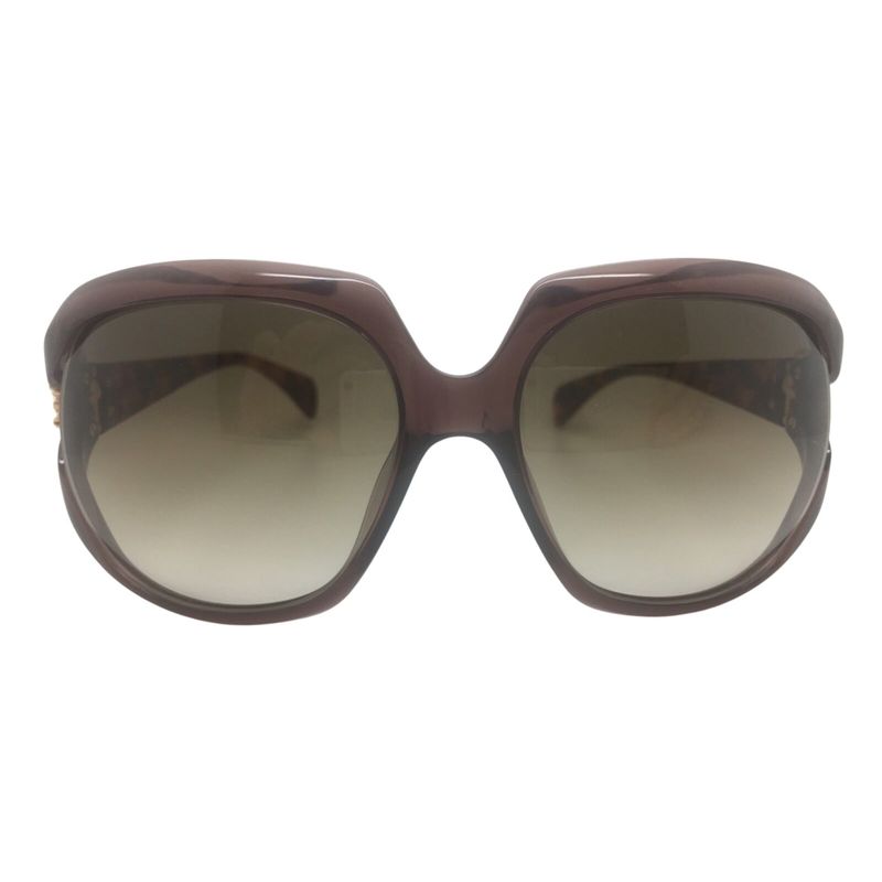 ALEXANDER MCQUEEN AMQ GOLD TORTOISE SUNGLASSES
