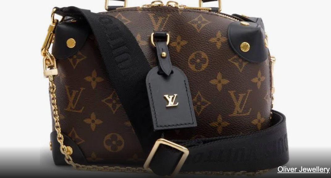 LOUIS VUITTON MONOGRAM BLACK PETITE MALLE SOUPLE BAG