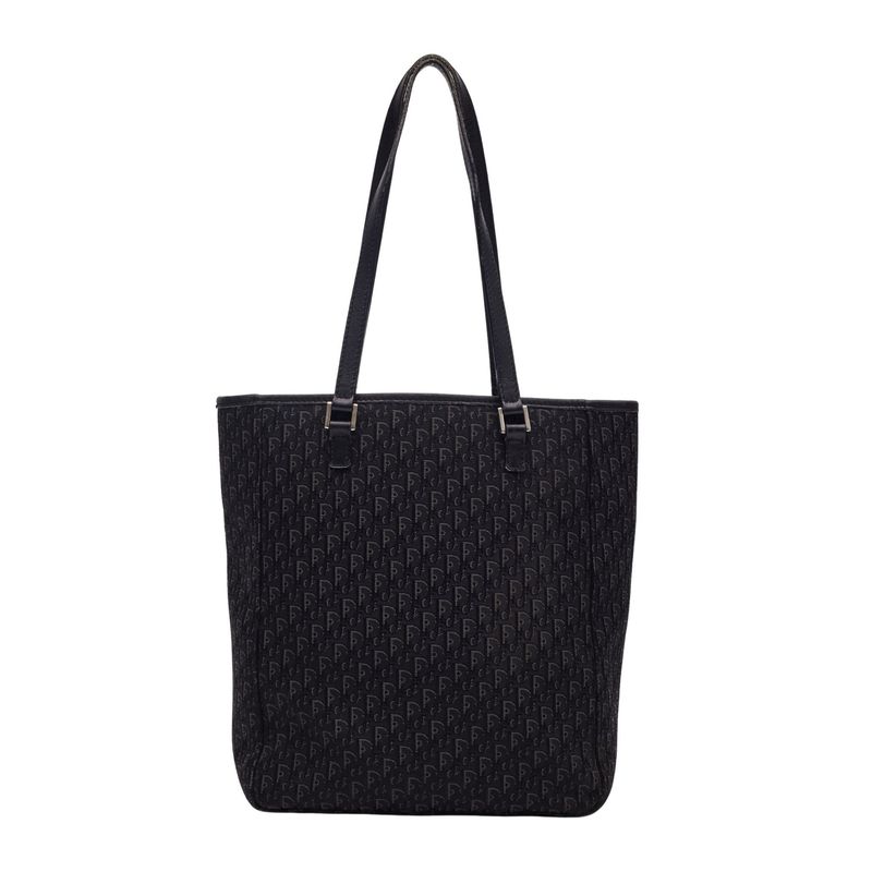DIOR BLACK MONOGRAM DIORISSIMO TOTE BAG
