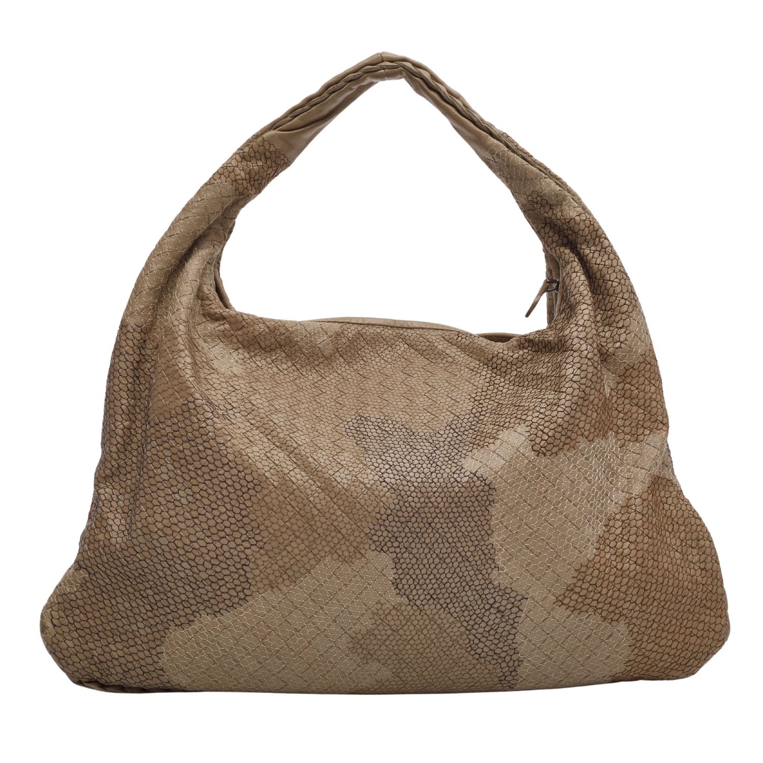 BOTTEGA VENETA NAPPA INTRECCIATO EMBROIDERED MAXI HOBO BAG