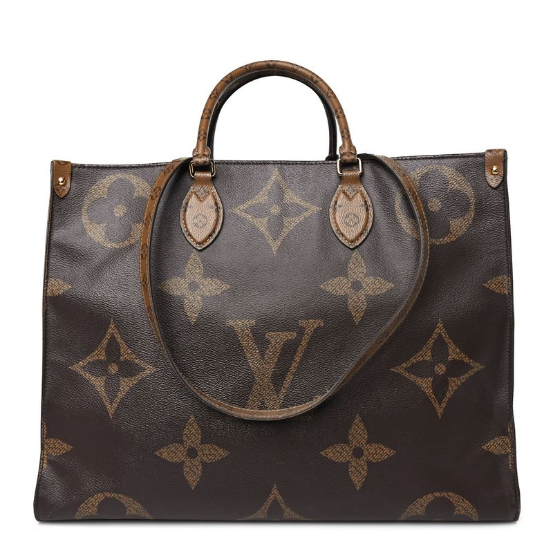 LOUIS VUITTON REVERSE MONOGRAM GIANT ONTHEGO GM TOTE BAG