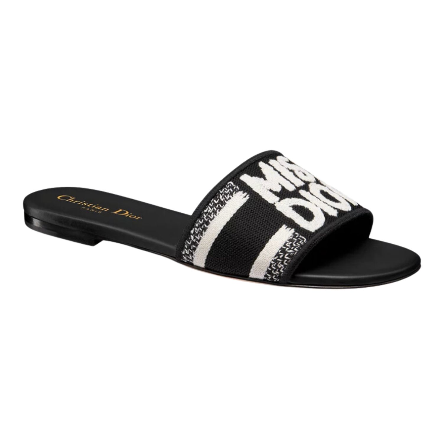 DIOR LOGO MISS DIOR LOGO FLATS SANDALS