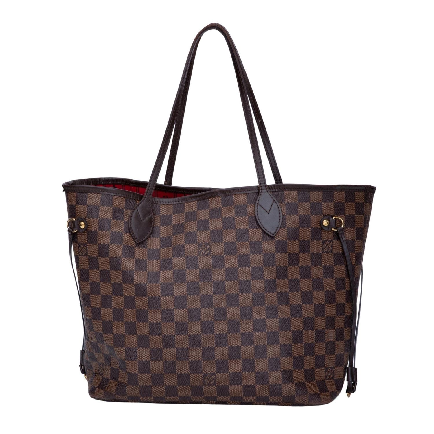LOUIS VUITTON DAMIER EBENE NEVERFULL MM TOTE