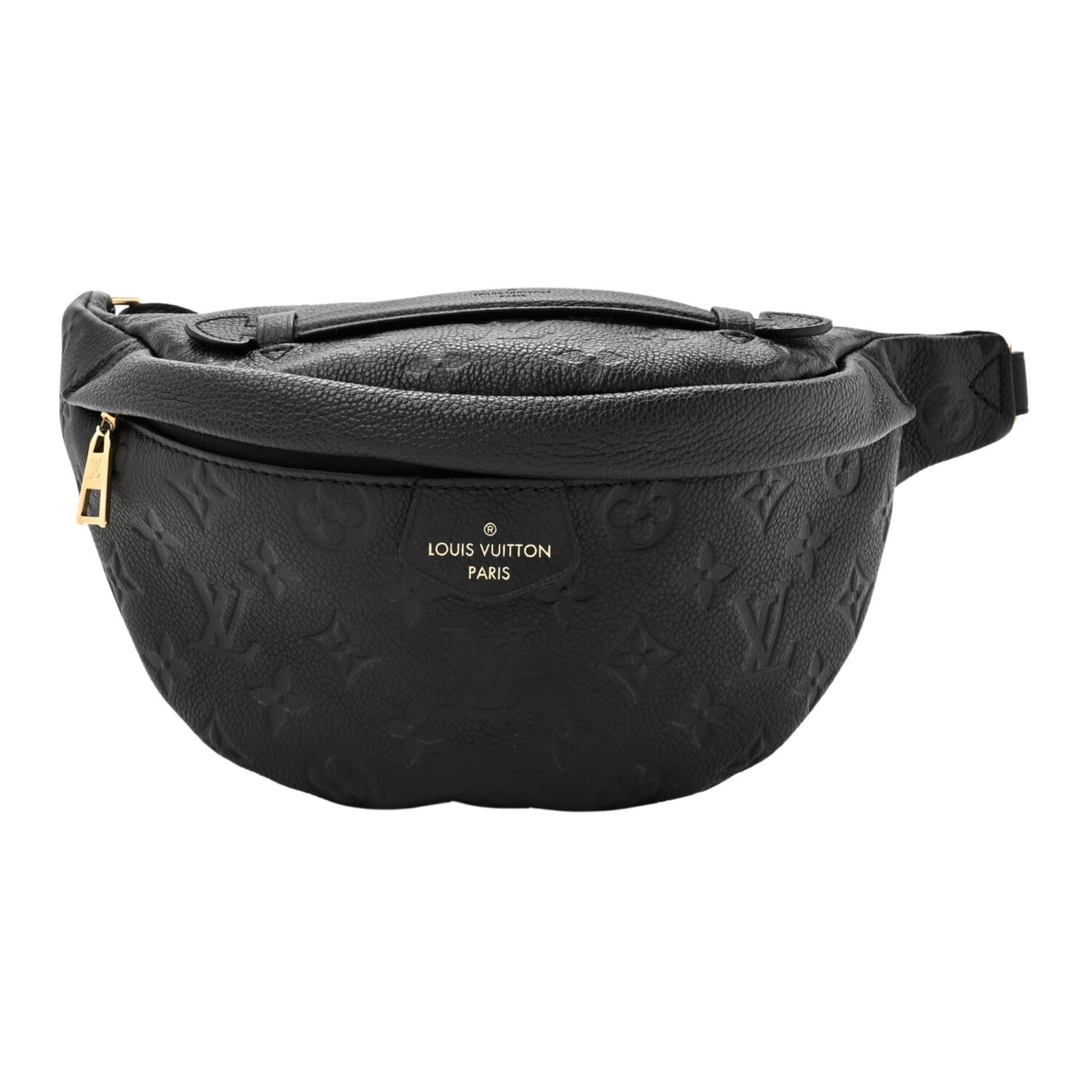LOUIS VUITTON BLACK MONOGRAM EMPREINTE BUM BAG
