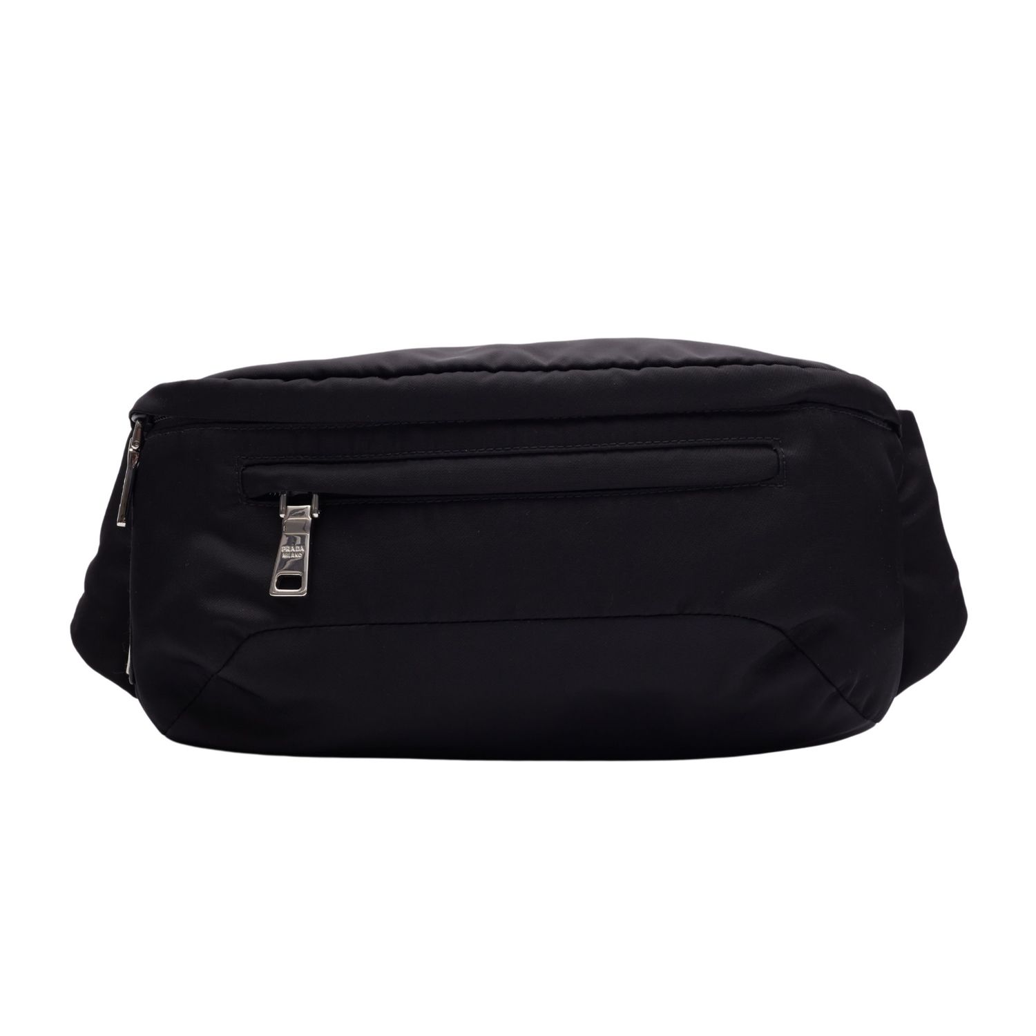 PRADA NYLON CROSSBODY BUM BAG BLACK 018