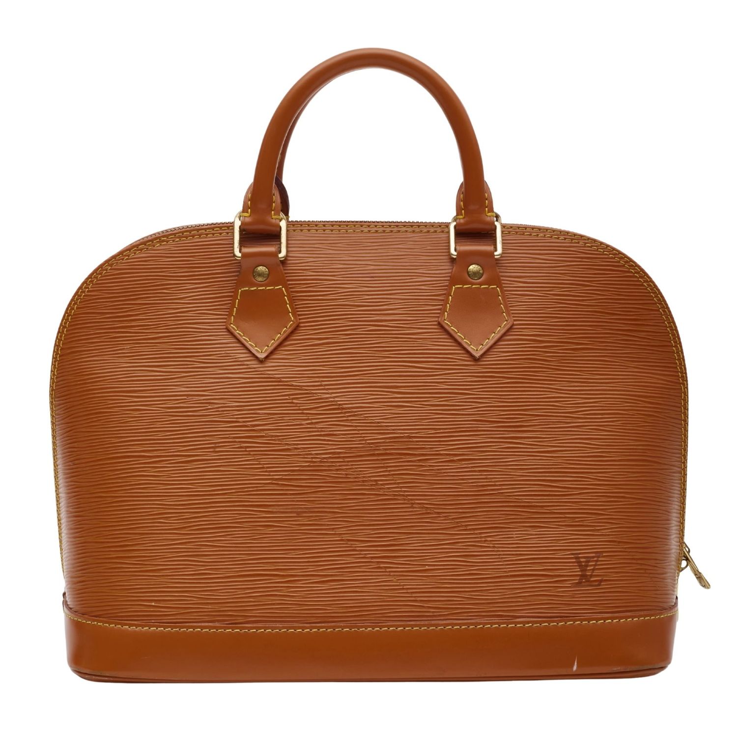 LOUIS VUITTON EPI LEATHER CIPANGO ORANGE ALMA PM HANDBAG