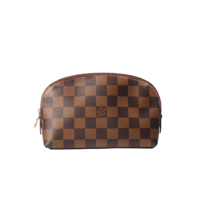 LOUIS VUITTON DAMIER EBENE DE MONOGRAM LOGO  COSMETIC BAG