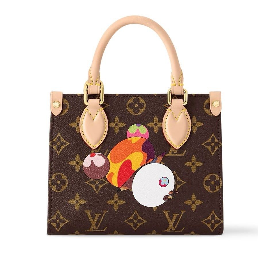 LOUIS VUITTON X TM MONOGRAM PANDA ONTHEGO BB TOTE BAG