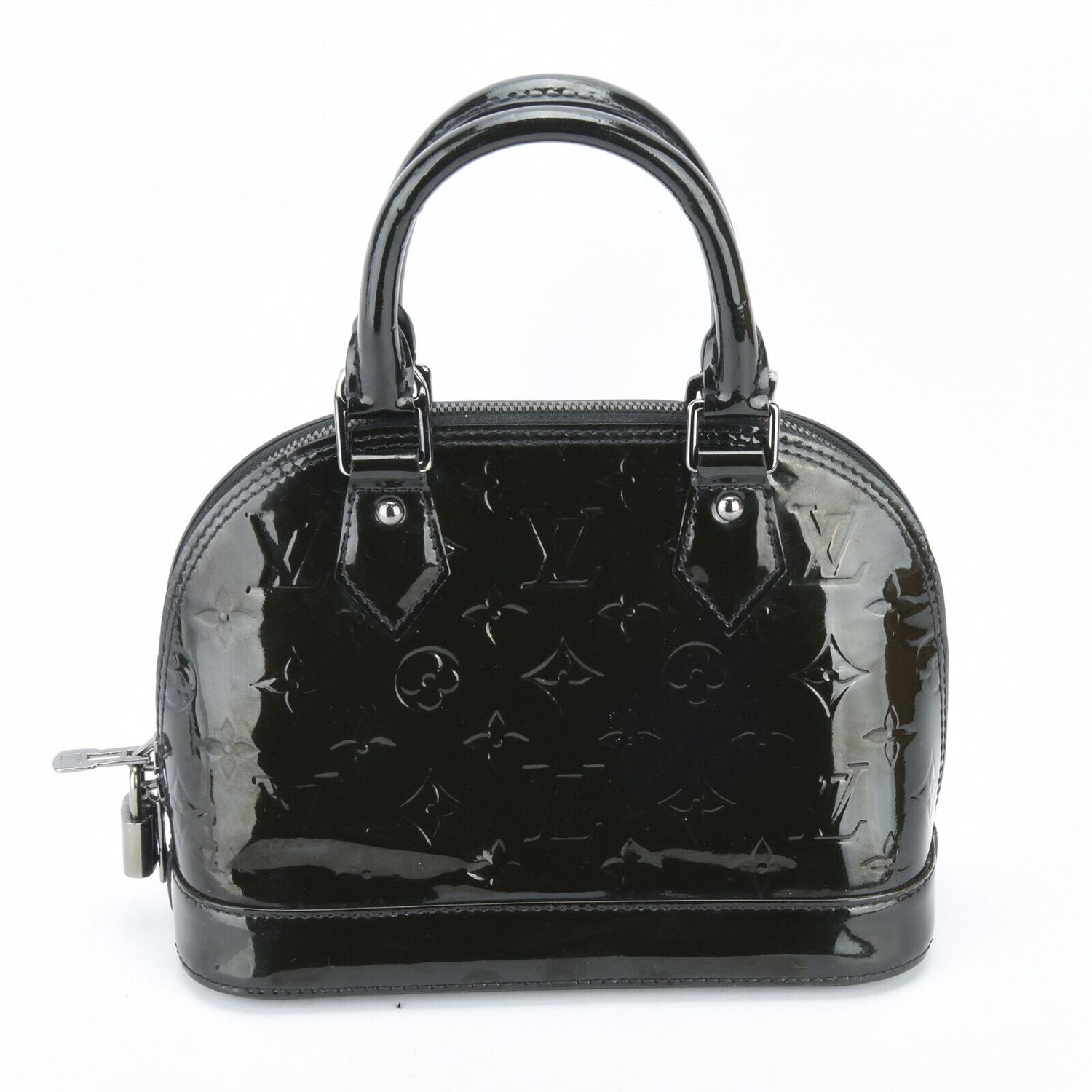 LOUIS VUITTON SO BLACK VERNIS MONOGRAM ALMA BB