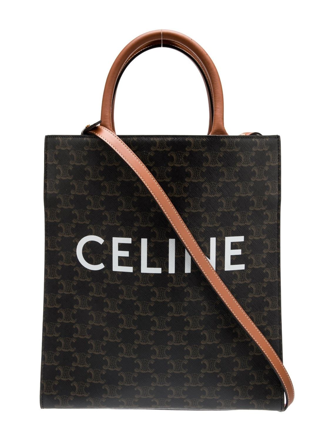 CELINE MONOGRAM VERTICAL CABAS TOTE BAG SMALL