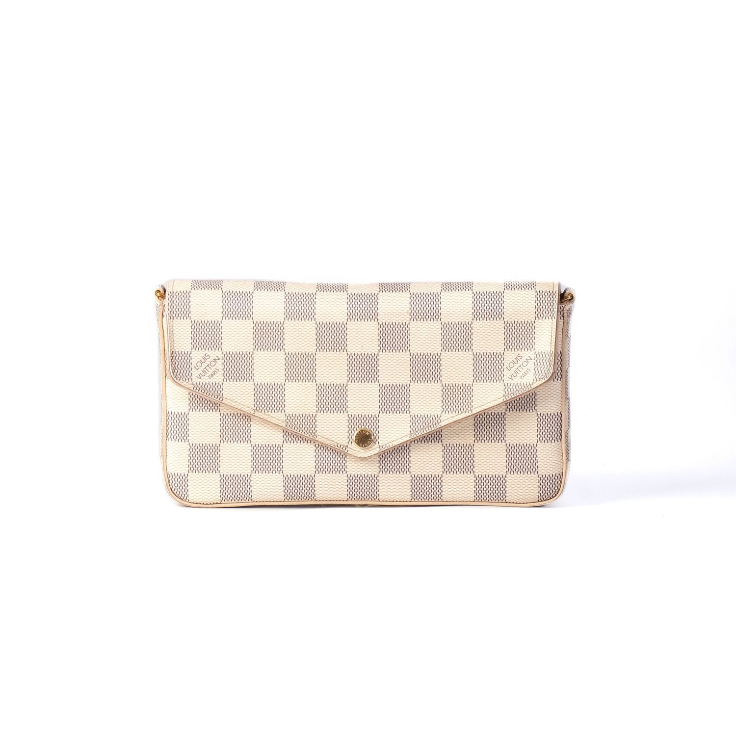 LOUIS VUITTON DAMIER AZUR FÉLICIE POCHETTE BAG