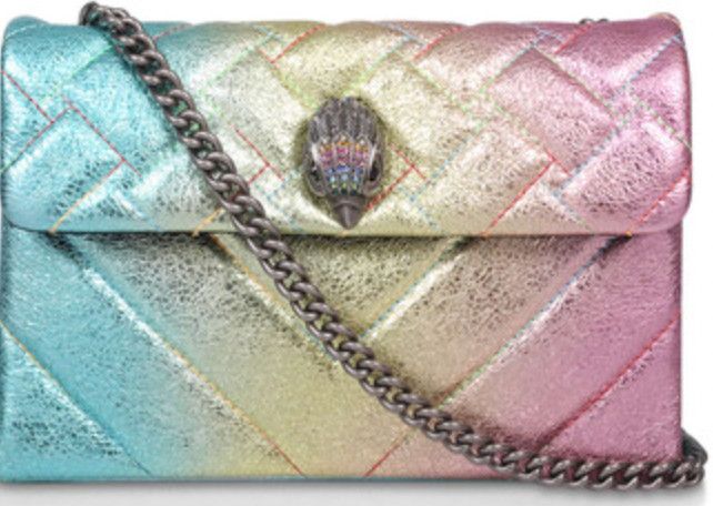 KURT GEIGER PASTEL RAINBOW MINI KENSINGTON BAG