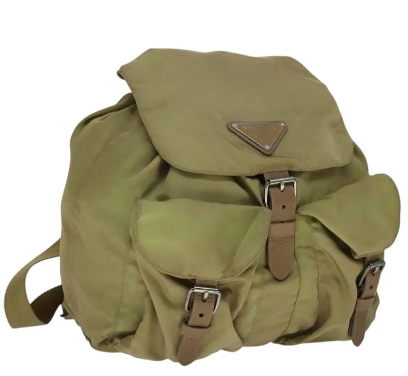 PRADA TESSUTO NYLONG BACKPACK KHAKI