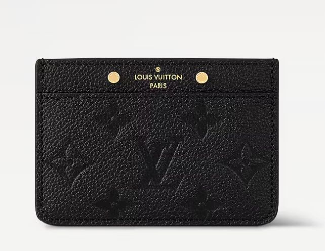 LOUIS VUITTON CLASSIC CARD HOLDER BLACK