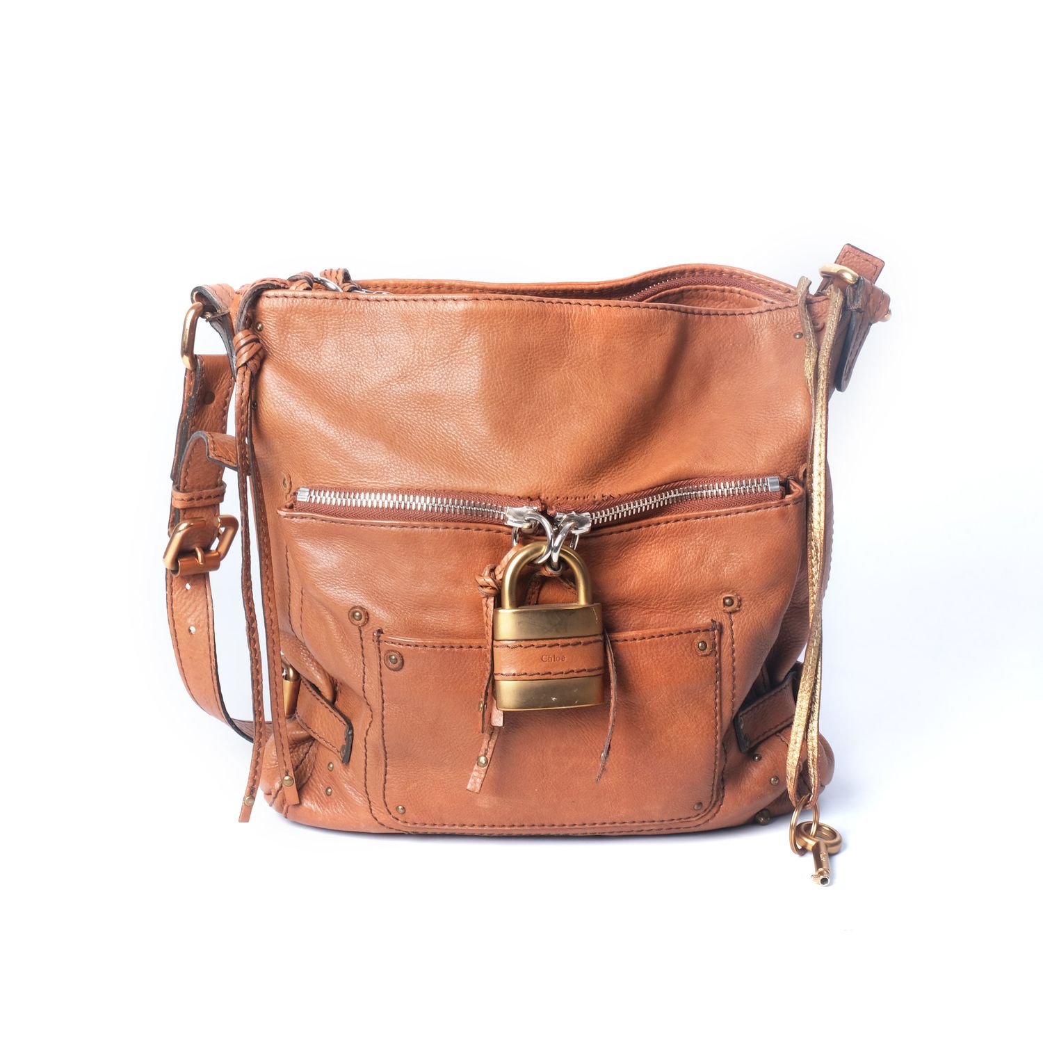 CHLOE PADDINGTON CROSS BODY BROWN
