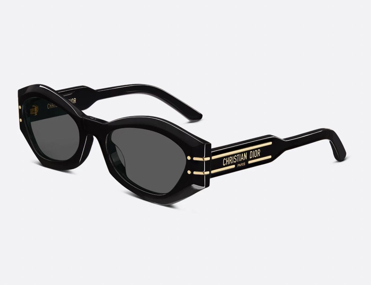 DIOR SIGNATURE BLACK BUTTERFLY SUNGLASSES B1U