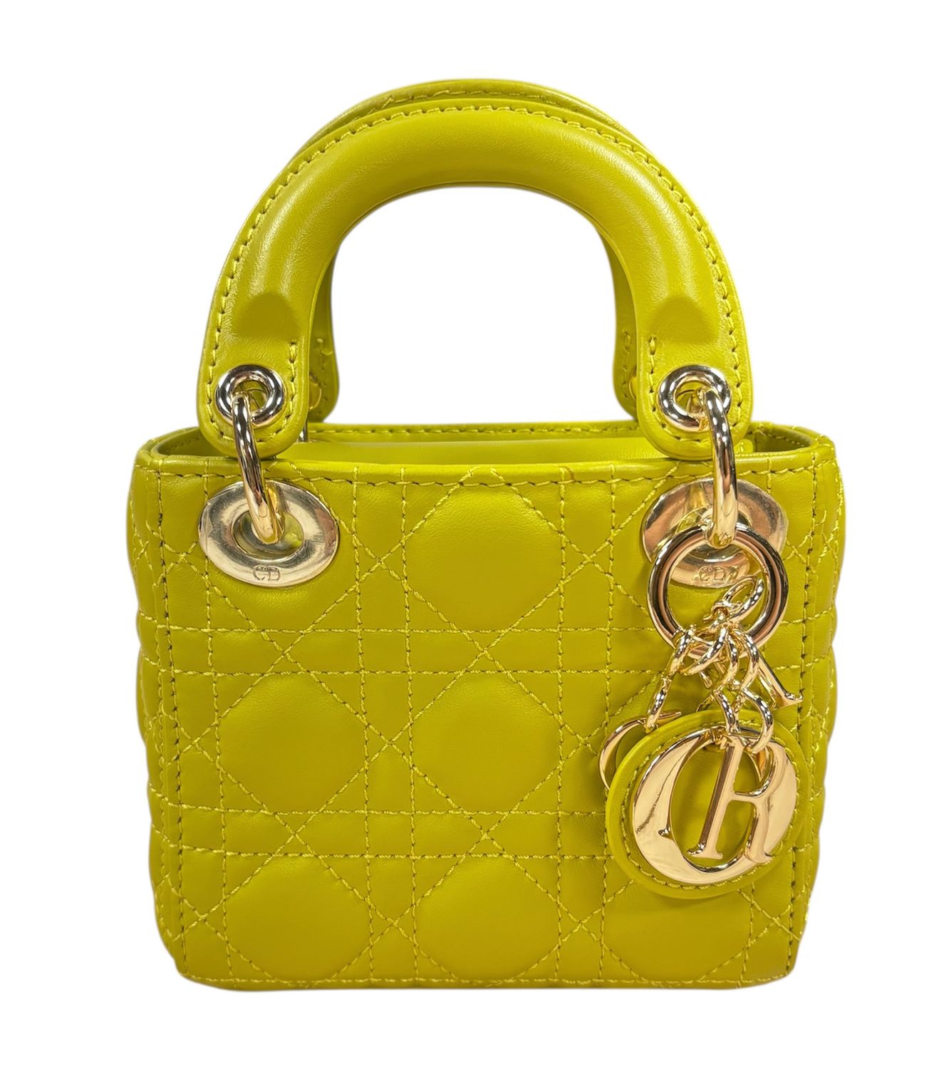 CHRISTIAN DIOR LADY DIOR MICRO 19-MA-0186 YELLOW