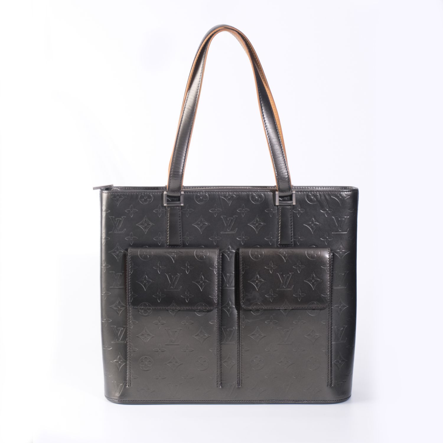 LOUIS VUITTON MONOGRAM MAT WILWOOD GUNMETAL TOTE BAG