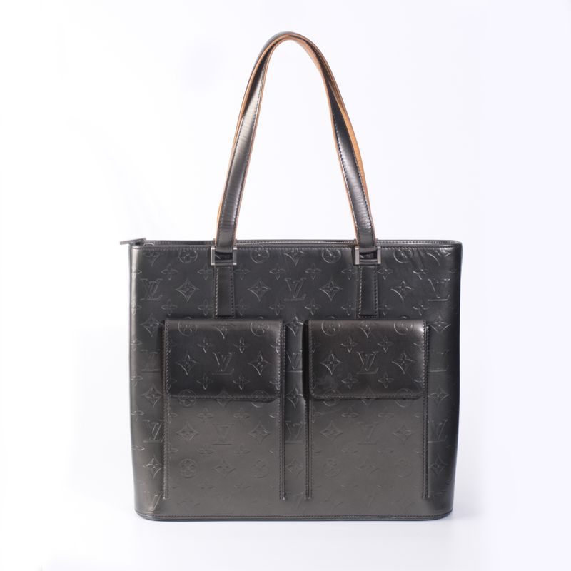 LOUIS VUITTON MONOGRAM MAT WILWOOD GUNMETAL TOTE BAG