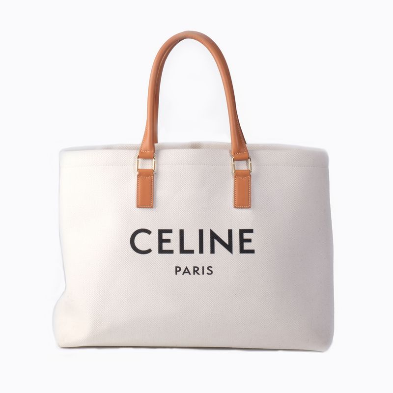CELINE PARIS CABAS	 CANVAS TOTE BAG