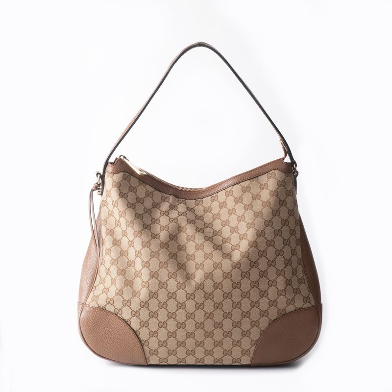 SAC HOBO GUCCI GG MONOGRAM BEIGE/MARRON