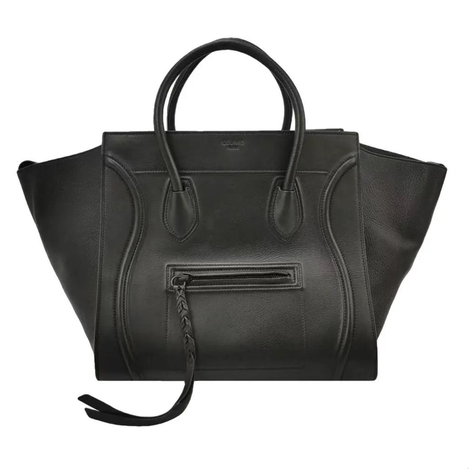 CELINE LUGGAGE PHANTOM LEATHER HANDBAG