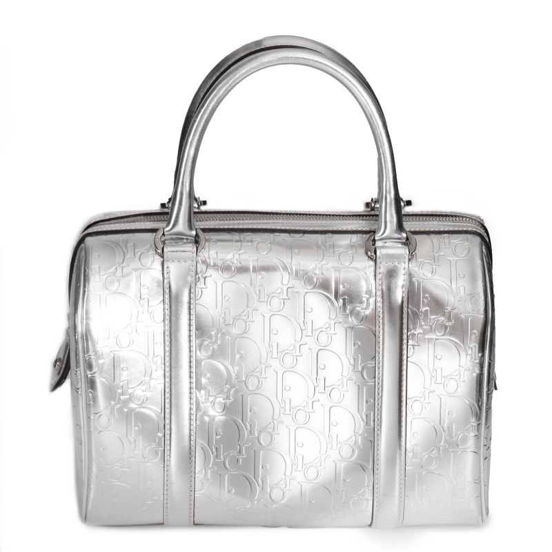 CHRISTIAN DIOR SAC BOSTON ARGENT PAR JOHN GALLIANO