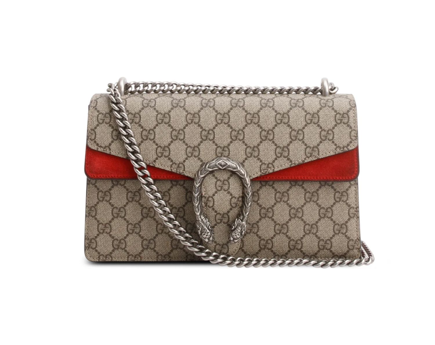 GG SUPREME MONOGRAM SMALL DIONYSUS SHOULDER BAG