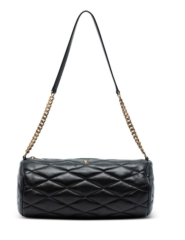 SAINT LAURENT SAC TUBE SADE EN CUIR D&#39;AGNEAU NOIR