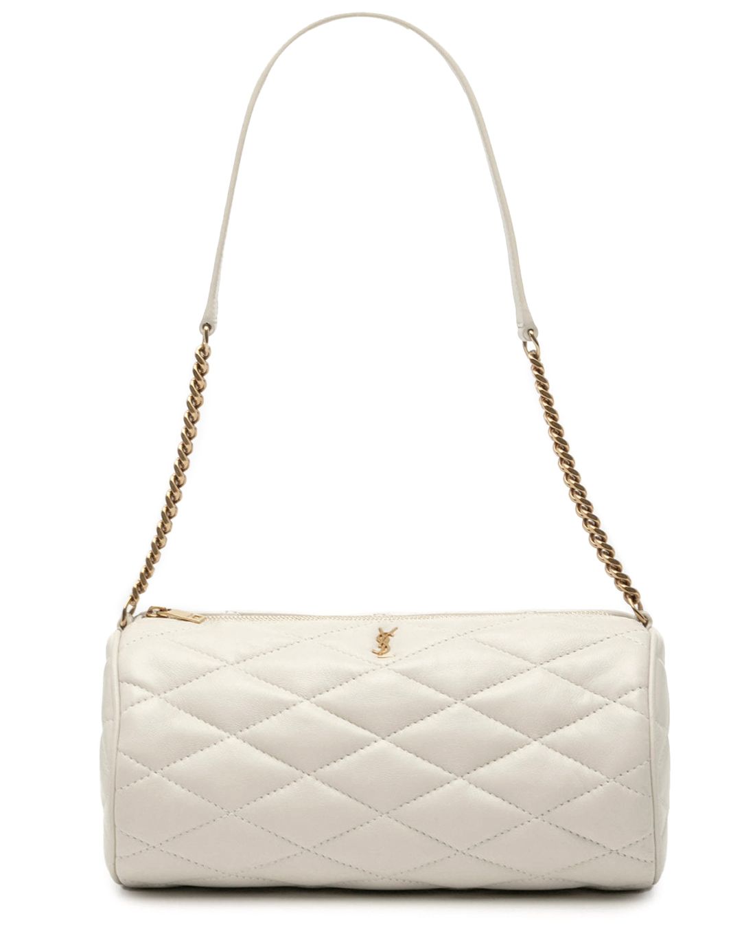 SAINT LAURENT TUBE SADE BAG LAMB SKIN IVORY