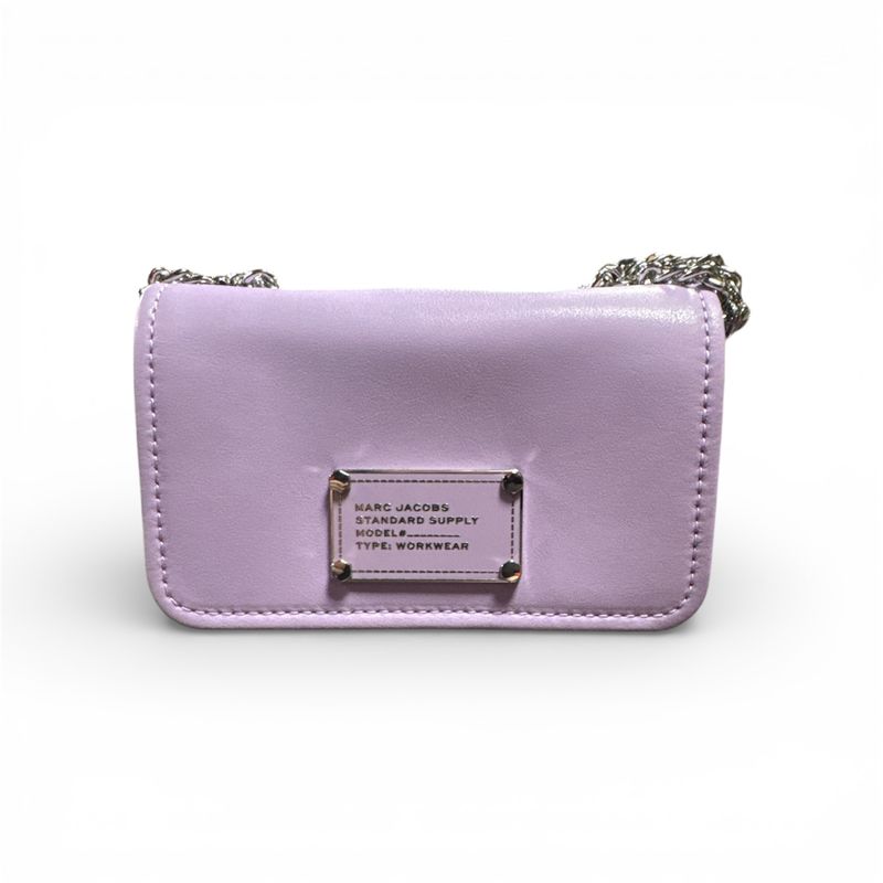 MARC JAKOBS CAMO SMALL CROSSBODY BAG CHAIN STRAP LILAC