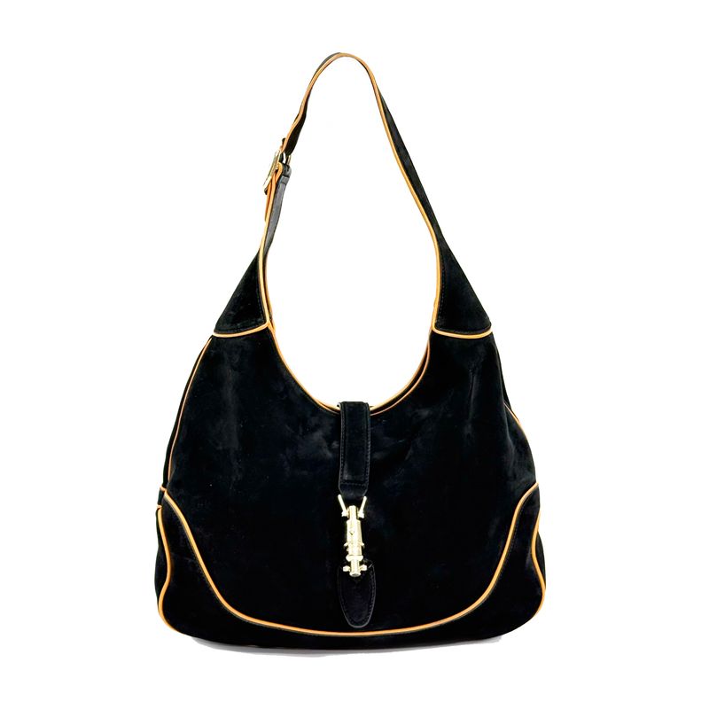 GUCCI  BLACK JACKIE MEDIUM SHOULDER BAG