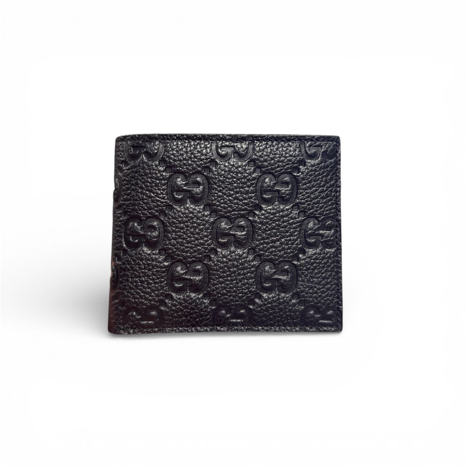 GUCCI IMPRINT BI-FOLD WALLET BLACK MONOGRAM