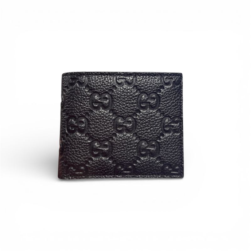 GUCCI IMPRINT BI-FOLD WALLET BLACK MONOGRAM
