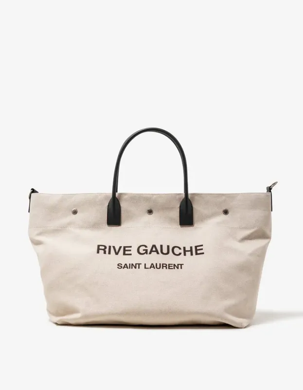 SAINT LAURENT MAXI RIVE GAUCHE TOTE BAG