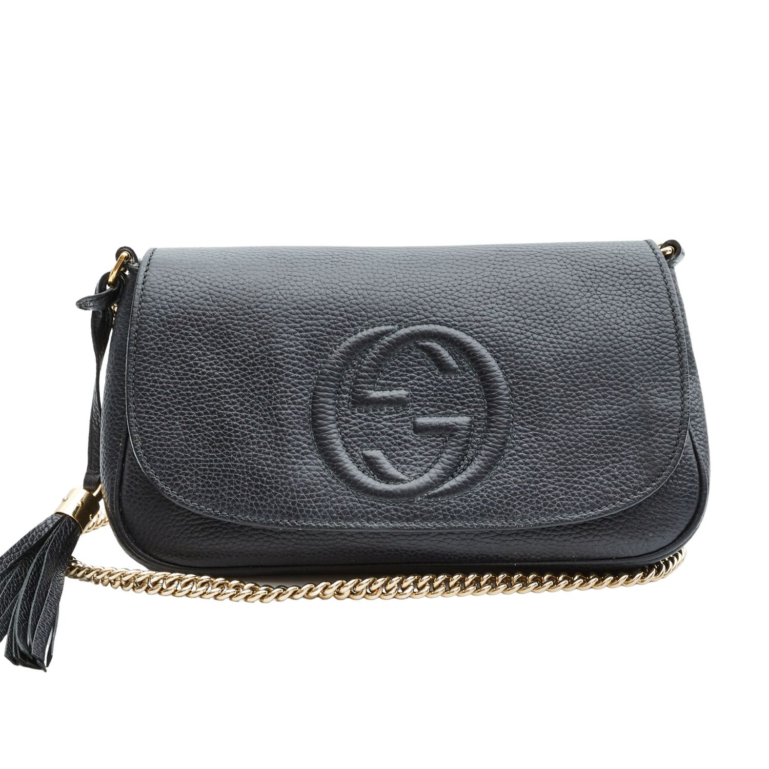 GUCCI INTERLOCKING GG SOHO BLACK (336752) $2300