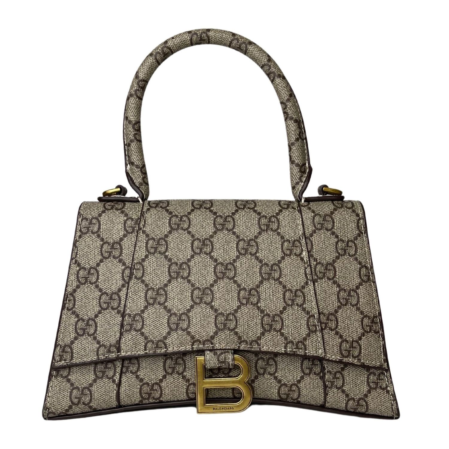 BALENCIAGA X GUCCI GG HOURGLASS HACKER HANDBAG SMALL