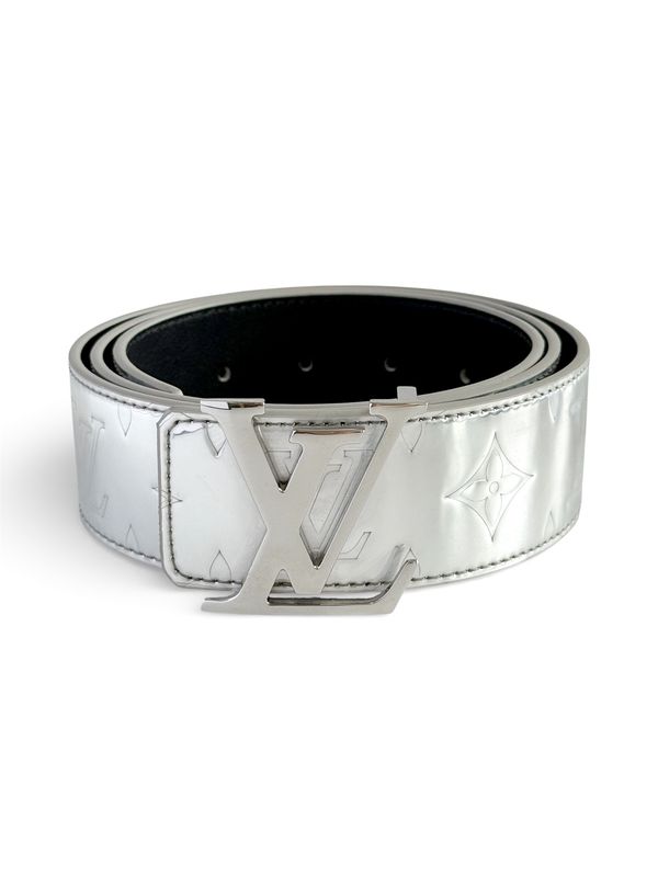 LOUIS VUITTON INITIALS LV MIRROR 40MM REVERSIBLE BELT (SIZE 90/36)