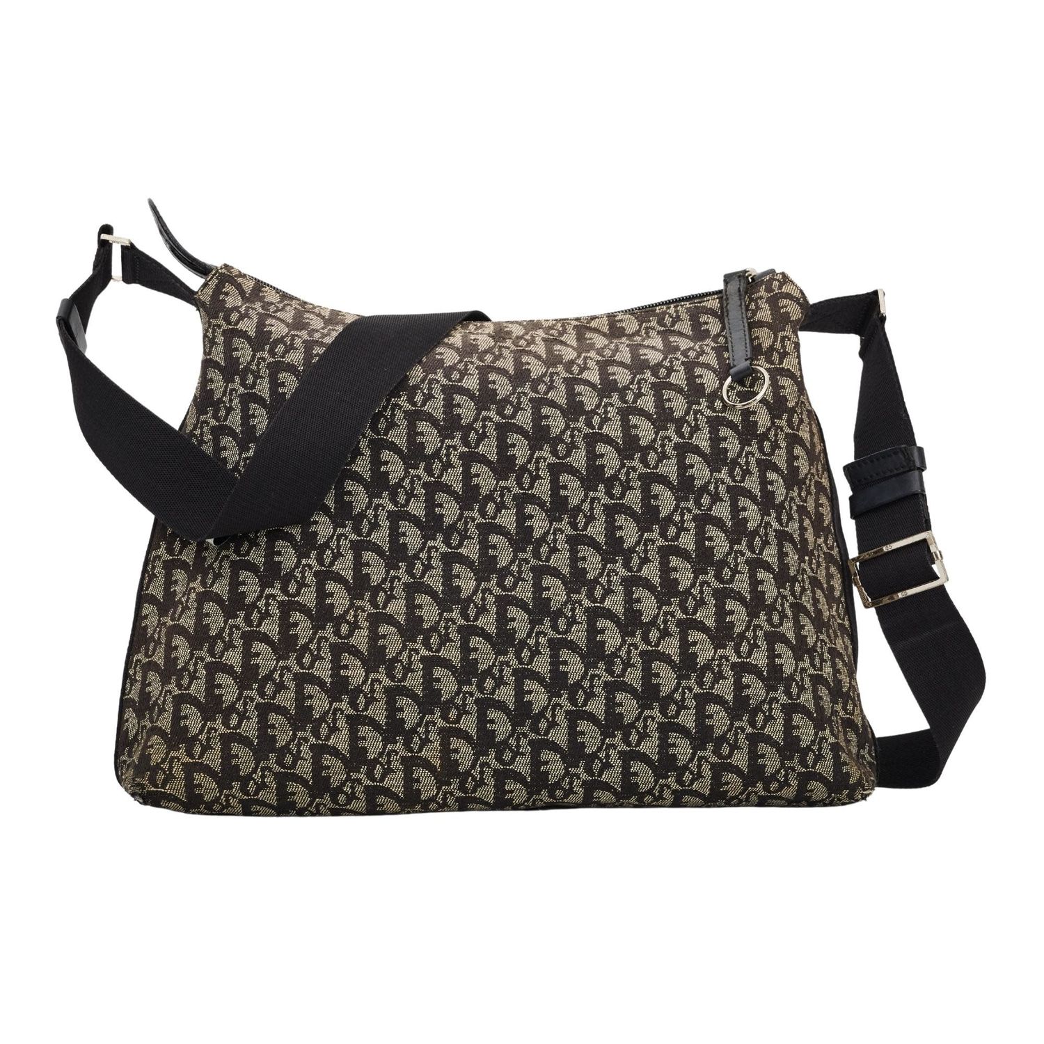 DIOR VINTAGE TROTTER SHOULDER MESSENGER BAG NAVY (2003)