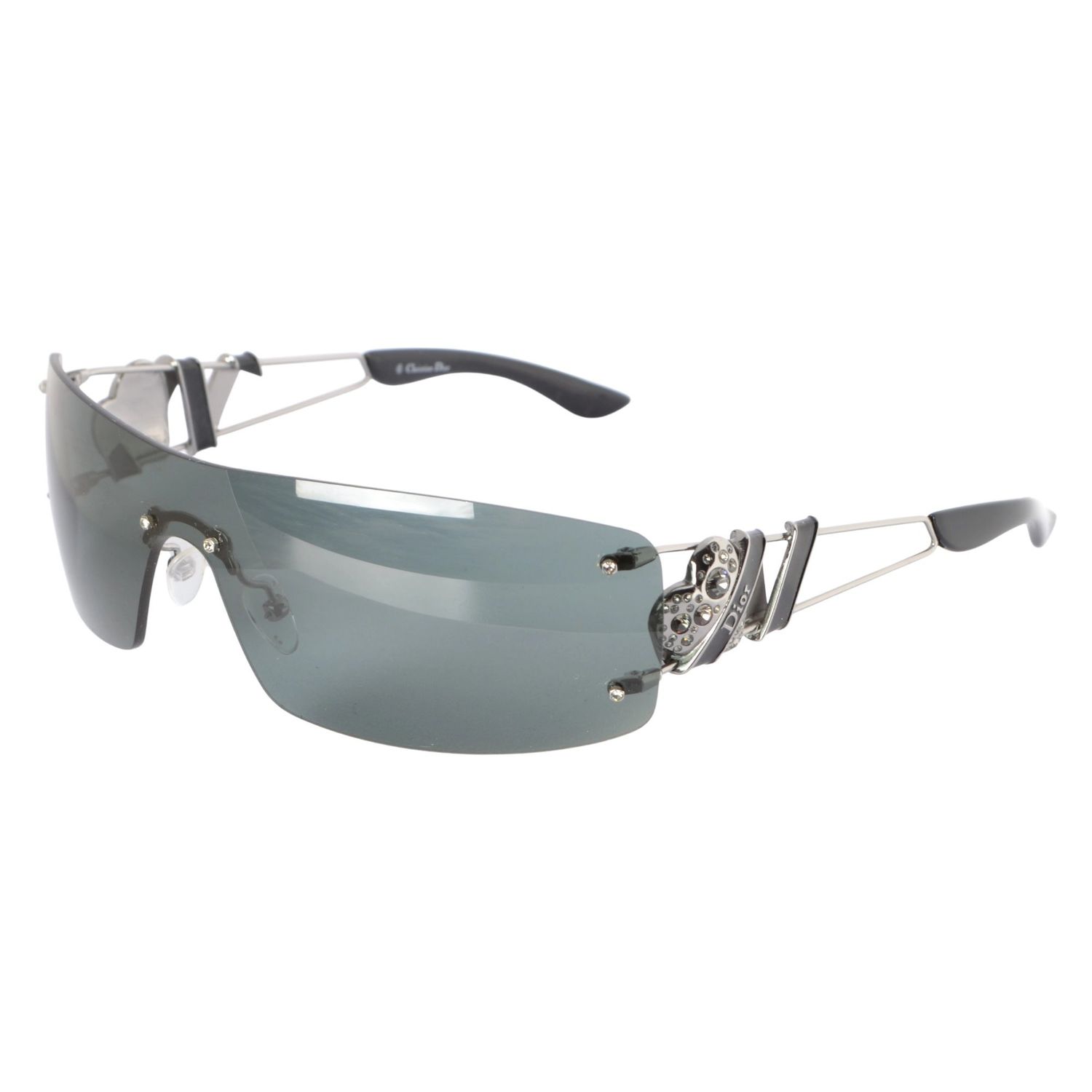 DIOR 0210S HEART CORE PALLADIUM SHIELD SUNGLASSES