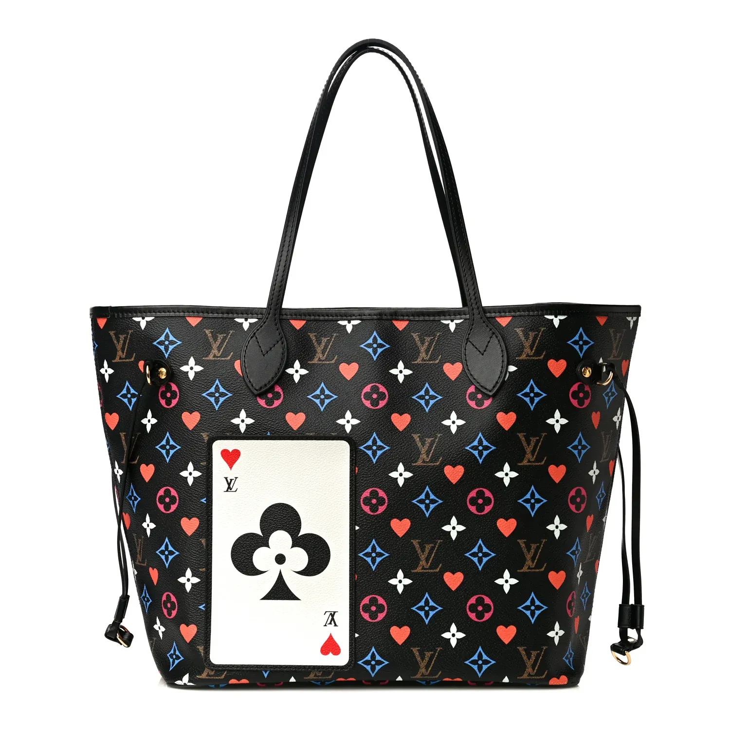 LOUIS VUITTON MONOGRAM GAME ON NEVERFULL MM TOTE BAG